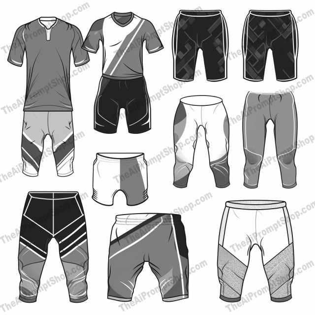 AI Midjourney Prompt for Monochromatic Sports Wear