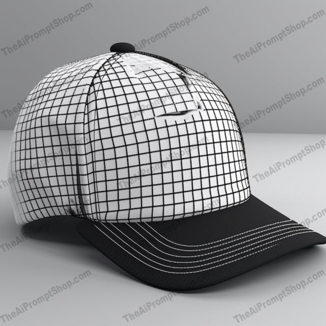 AI Midjourney Prompt for Layered Mesh Baseball Cap