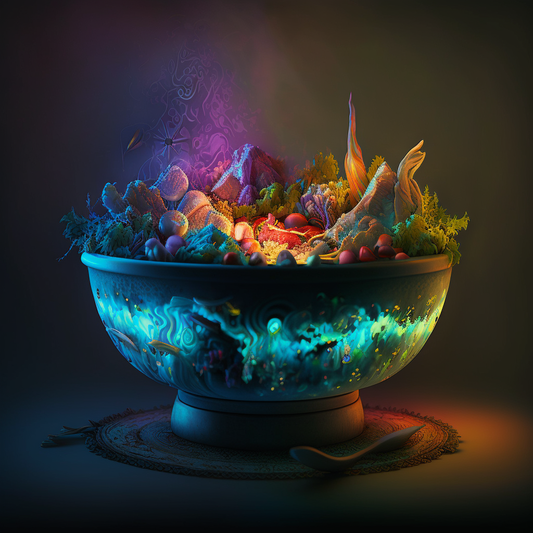 AI Midjourney Prompt for Food - Dark Fantasy Dish