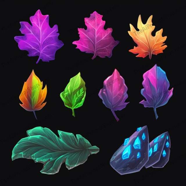 AI Midjourney Prompt for Luminous Leaves