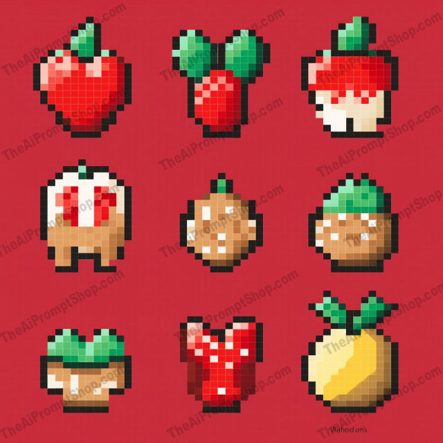 AI Midjourney Prompt for Mushroomcore Fruits