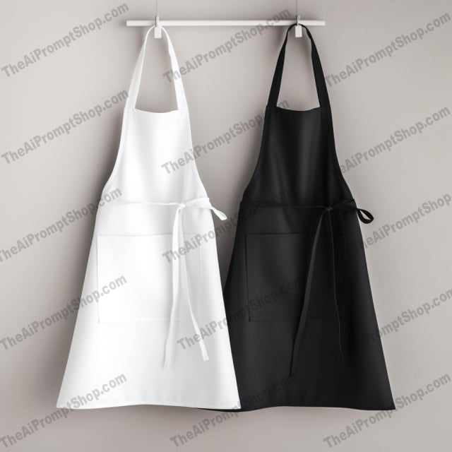 AI Midjourney Prompt for Minimalist Full-Length Aprons