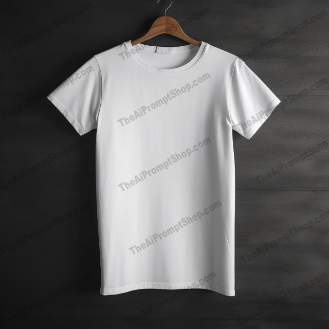 AI Midjourney Prompt for Elongated Mock-Up Tee