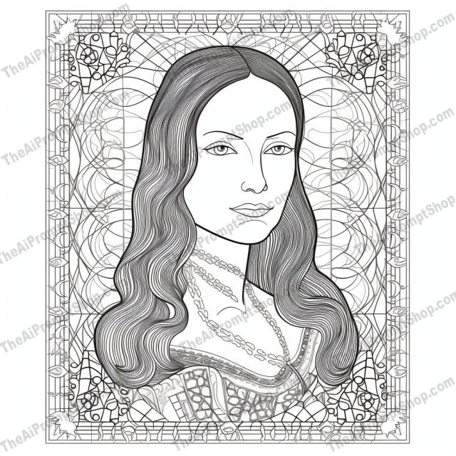 AI Midjourney Prompt for Coloring Pages - 2358