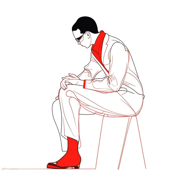 AI Midjourney Prompt for Quiet Contemplation Outline