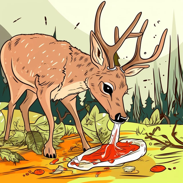 AI Midjourney Prompt for Animal Eating