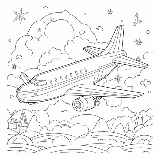 AI Midjourney Prompt for Playful Illustrative Style Vehicle Coloring