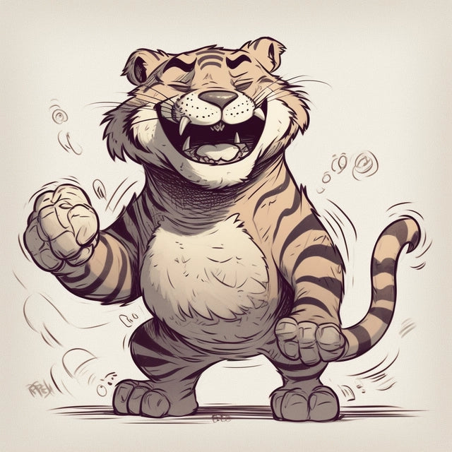 AI Midjourney Prompt for Adorable Animal in Pimenov Style