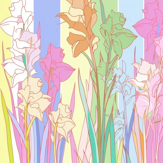 AI Midjourney Prompt for Whimsical Pastel Summer Flowers