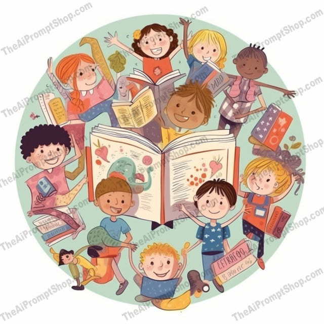 AI Midjourney Prompt for C71 - Storybook Illustrations - Whimsical Children's Books