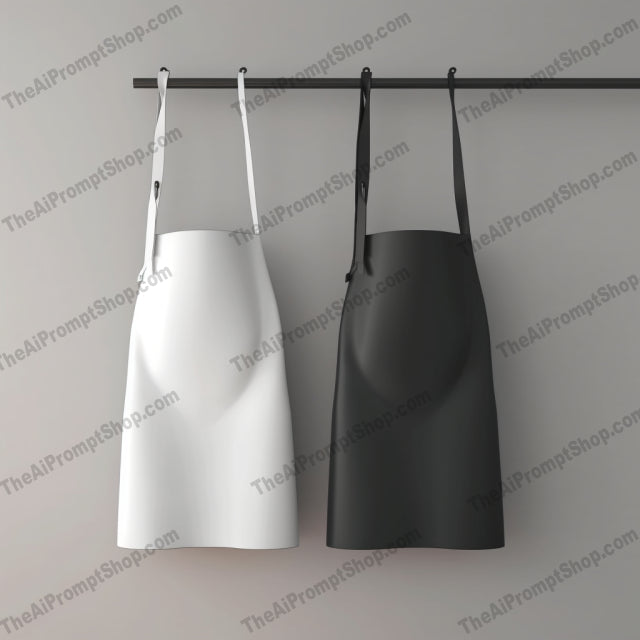 AI Midjourney Prompt for Photorealistic Apron Hangers