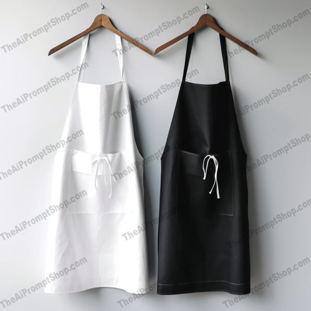 AI Midjourney Prompt for Minimalist Full-Length Aprons