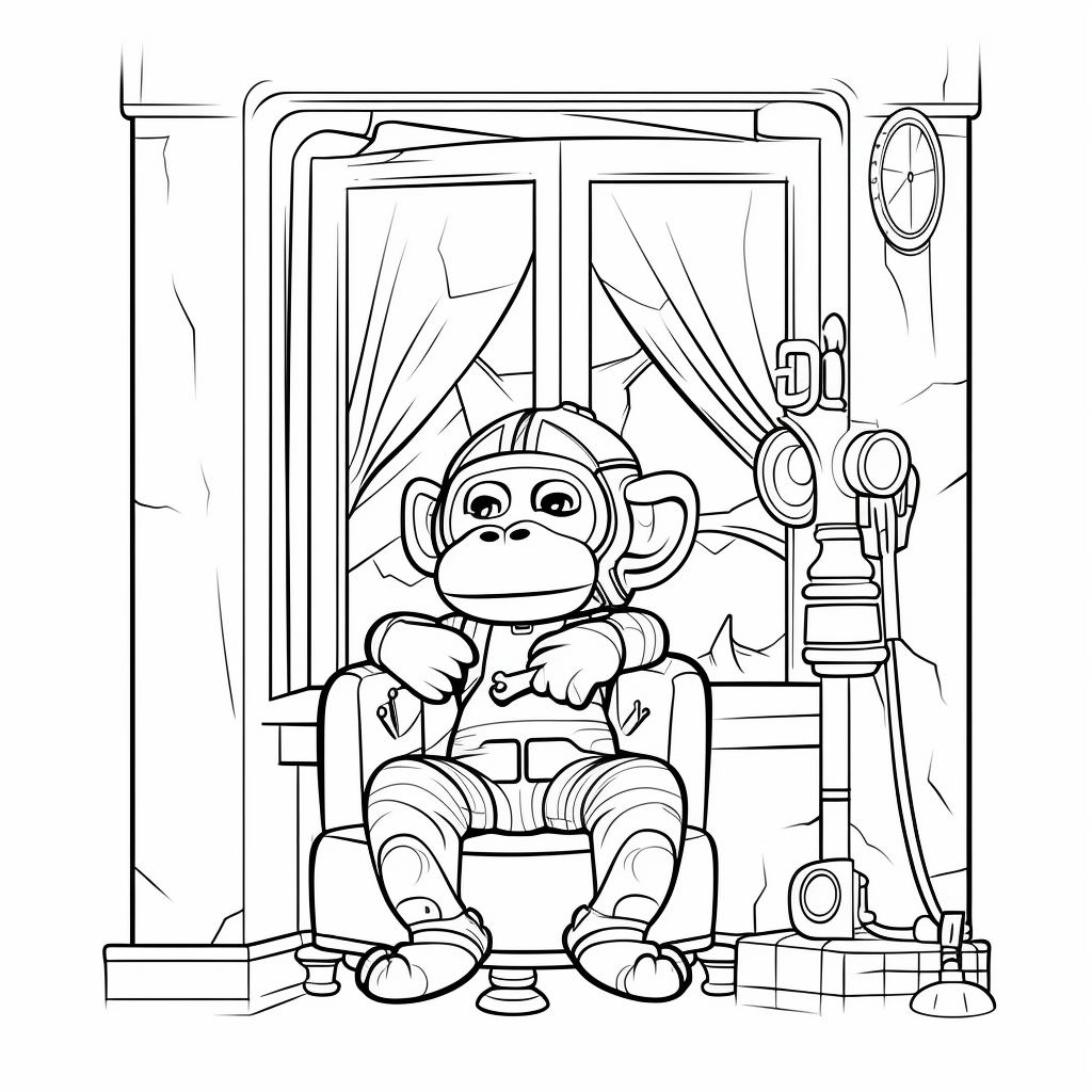 AI Midjourney Prompt for Animal - Puffy Robot Window Lounger