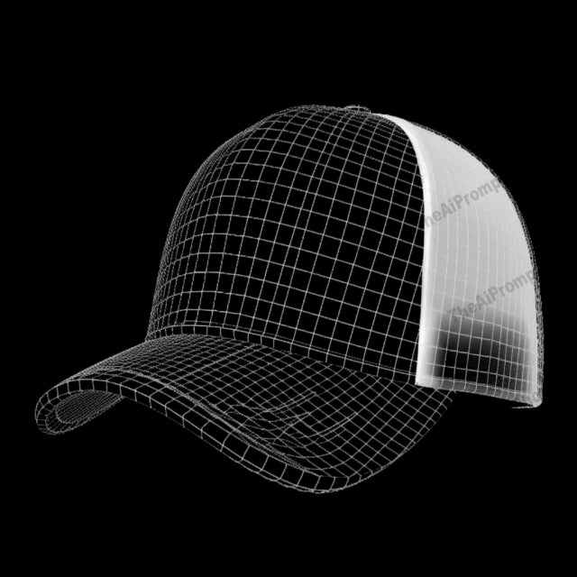 AI Midjourney Prompt for Layered Mesh Vector Cap