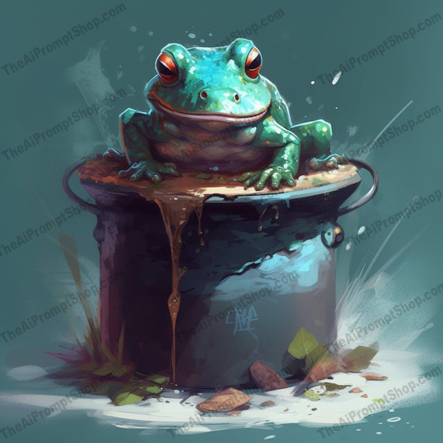 AI Midjourney Prompt for C81 - Storybook Illustrations - Frog Overflow