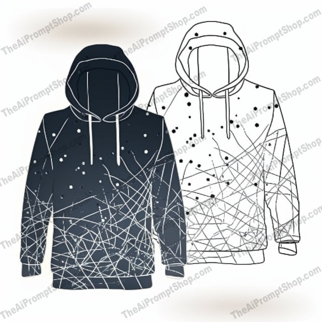 AI Midjourney Prompt for Sketchy Hoodie Designs