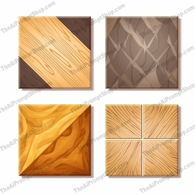 AI Midjourney Prompt for Code-Based Wooden Floor Tiles