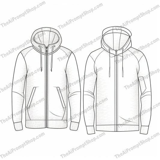 AI Midjourney Prompt for Minimalist Sweatshirt