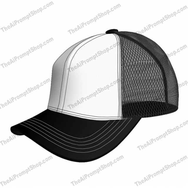 AI Midjourney Prompt for Layered Mesh Vector Cap