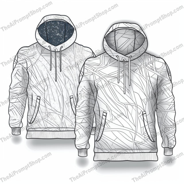 AI Midjourney Prompt for Sketchy Hoodie Designs