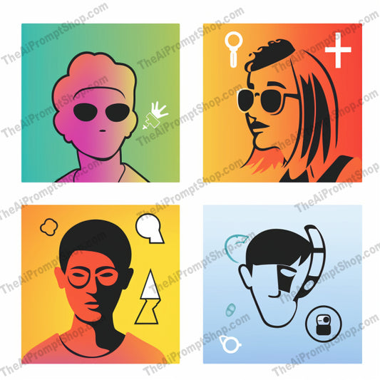 AI Midjourney Prompt for Logos - 1269