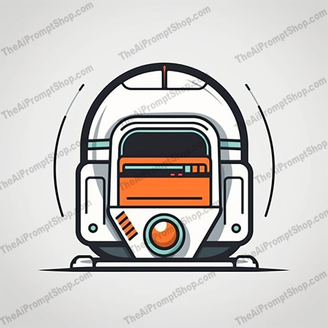 AI Midjourney Prompt for Retro Futuristic Object Logo