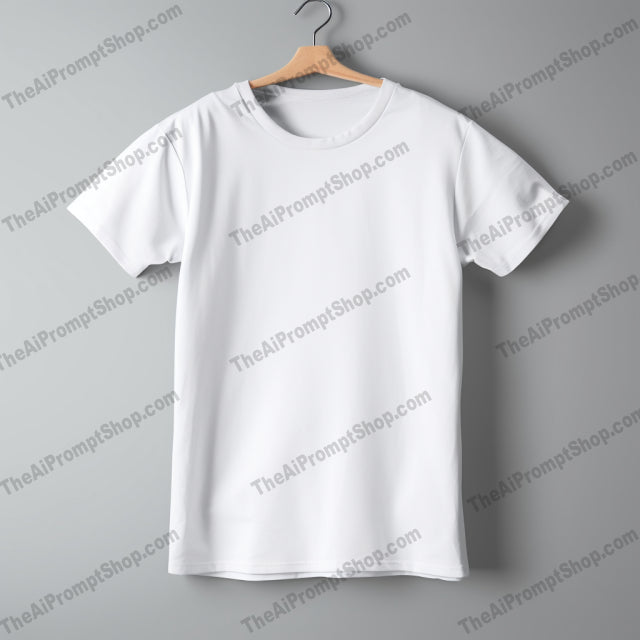 AI Midjourney Prompt for Elongated Mock-Up Tee