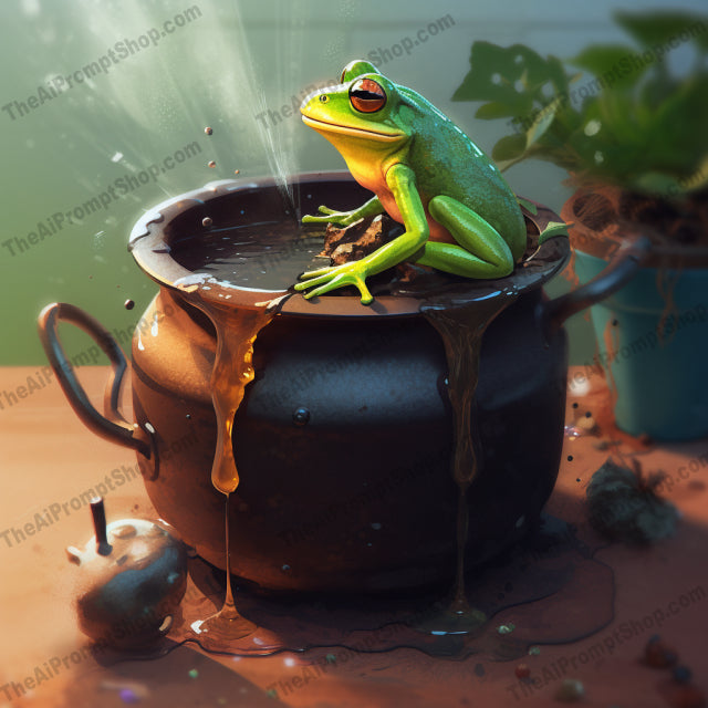 AI Midjourney Prompt for C81 - Storybook Illustrations - Frog Overflow