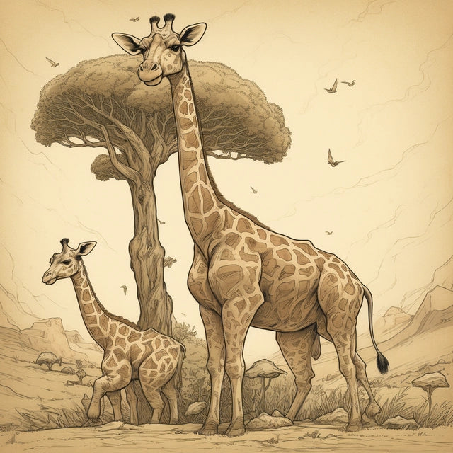 AI Midjourney Prompt for Adorable Animal in Pimenov Style