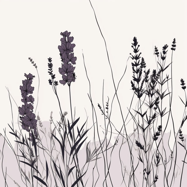 AI Midjourney Prompt for Minimalist Wild Flower Studies