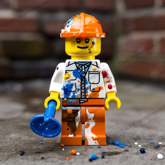 AI Midjourney Prompt for Lego Style Engineer