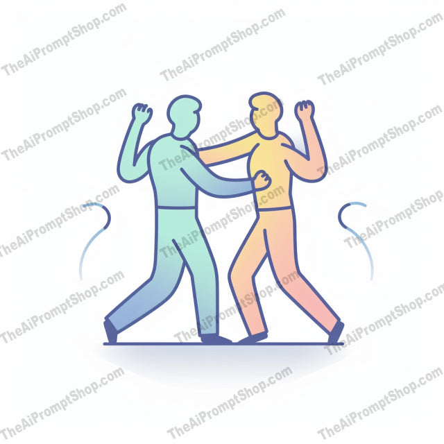 AI Midjourney Prompt for Dancing Couple Icon