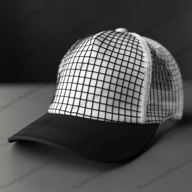 AI Midjourney Prompt for Layered Mesh Baseball Cap