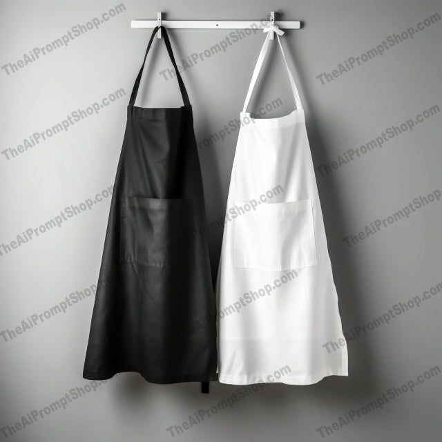 AI Midjourney Prompt for Minimalist Full-Length Aprons