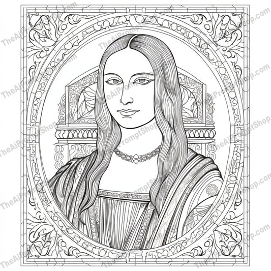 AI Midjourney Prompt for Coloring Pages - 2358