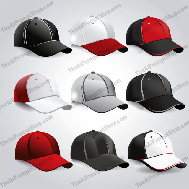 AI Midjourney Prompt for Realistic Hat Logos