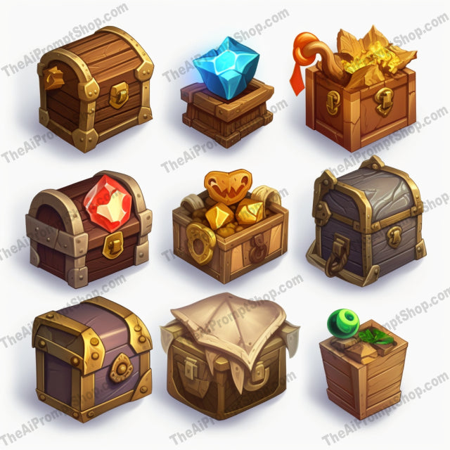 AI Midjourney Prompt for Charming Minecraft Icons