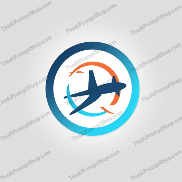 AI Midjourney Prompt for Sleek Airline Business Logo