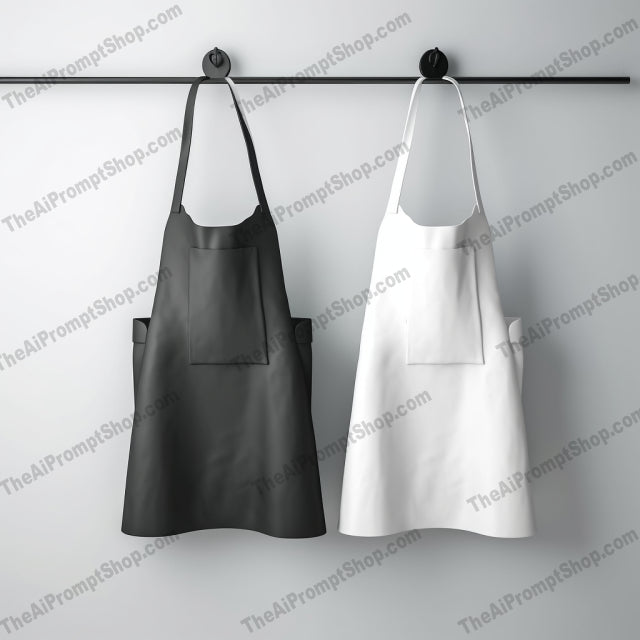 AI Midjourney Prompt for Photorealistic Apron Hangers