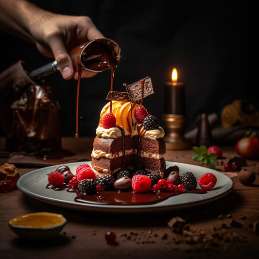 AI Midjourney Prompt for Dessert Photography