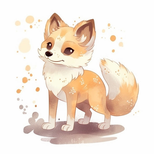 AI Midjourney Prompt for Kawaii Animal Watercolor
