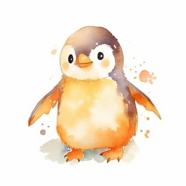 AI Midjourney Prompt for Kawaii Animal Watercolor