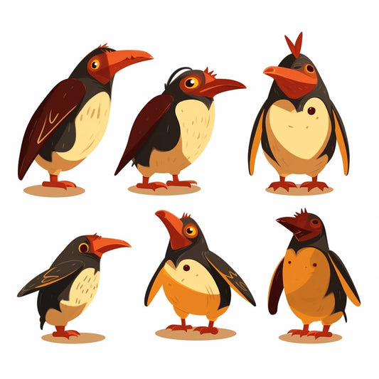AI Midjourney Prompt for Animal Poses Illustrations