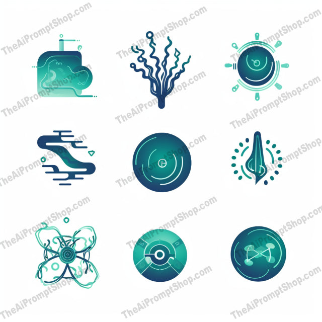 AI Midjourney Prompt for Logos - 1303