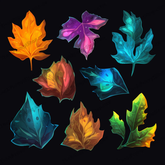 AI Midjourney Prompt for Luminous Leaves