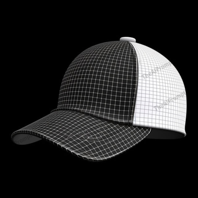 AI Midjourney Prompt for Layered Mesh Vector Cap