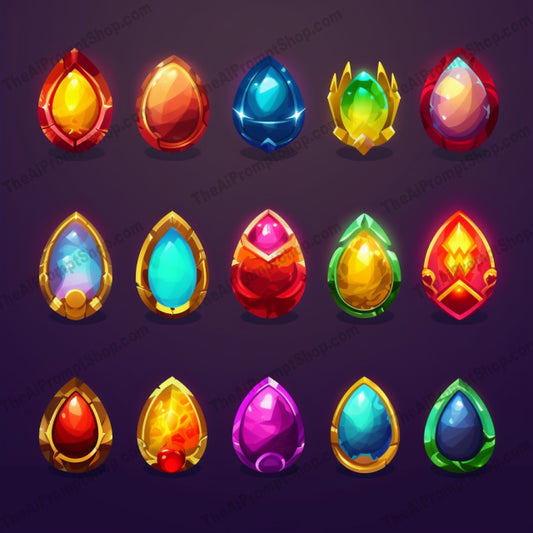 AI Midjourney Prompt for Cute and Colorful Easter Eggs