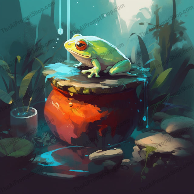 AI Midjourney Prompt for C81 - Storybook Illustrations - Frog Overflow