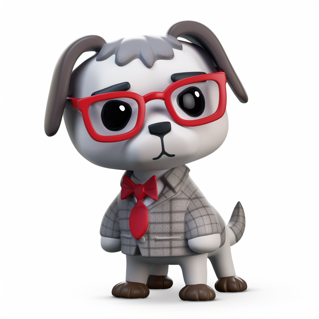 AI Midjourney Prompt for Animal - Stylish Suit Puppy