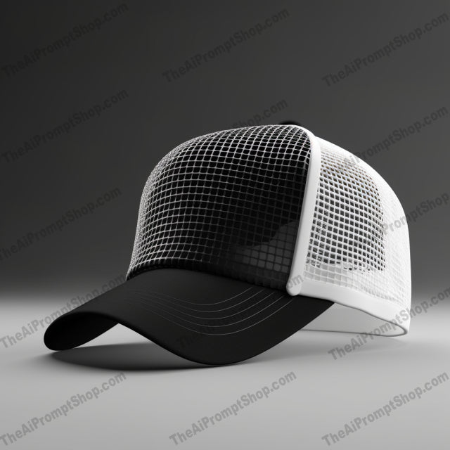 AI Midjourney Prompt for Layered Mesh Baseball Cap